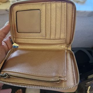 Carteira Parfois Dourado rosa