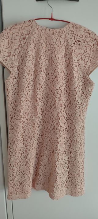 Vestido Zara encaje rosa