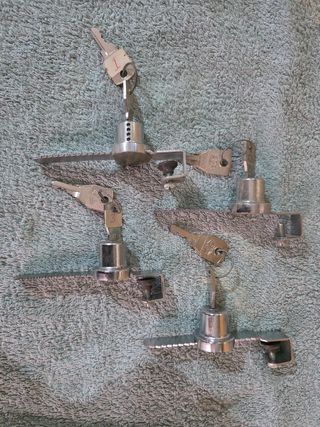 Cerraduras para puerta corredera - 4 uds