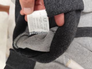 Maglione grigio e nero uomo
