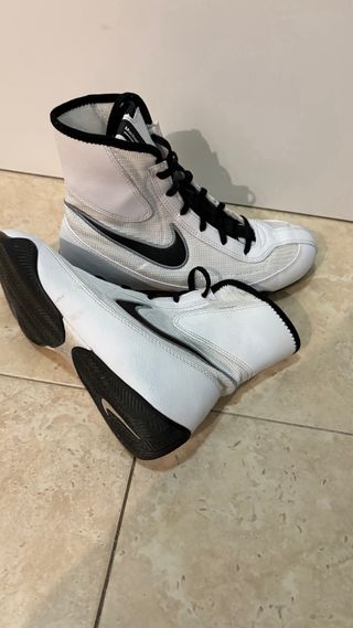 Botas boxeo Nike blancas