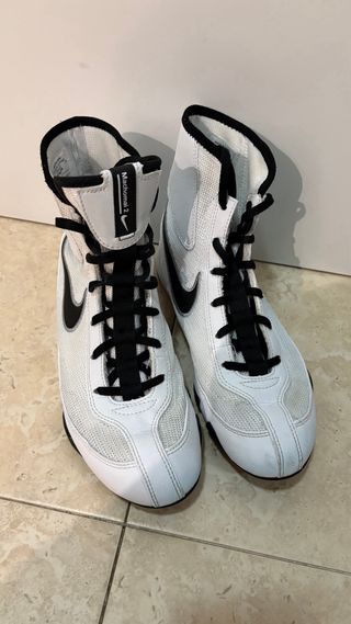 Botas boxeo Nike blancas