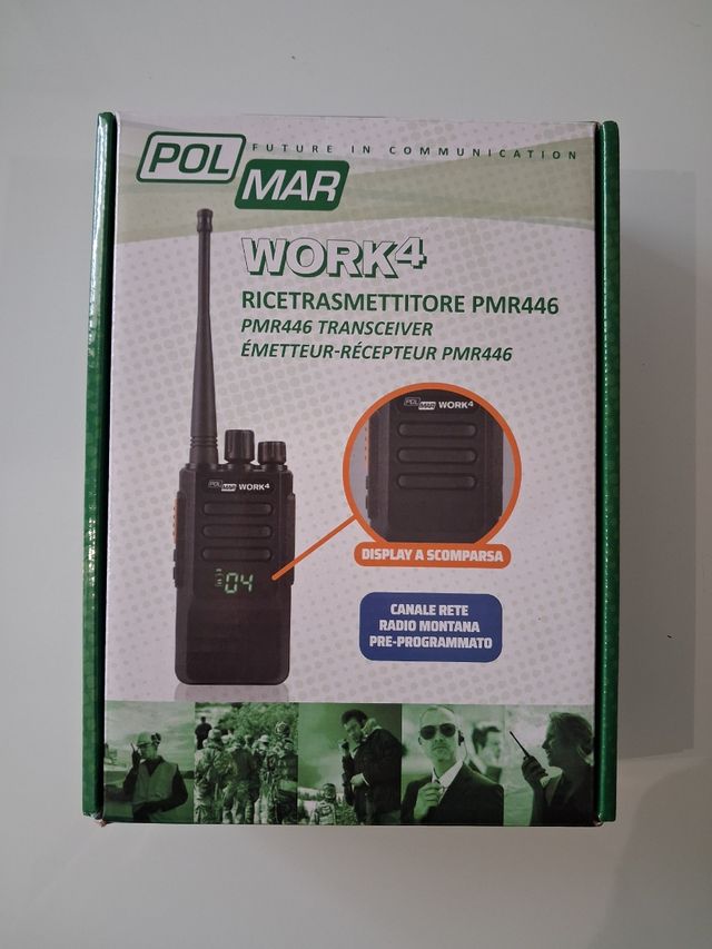Ricetrasmittente Polmar Work4 PMR446