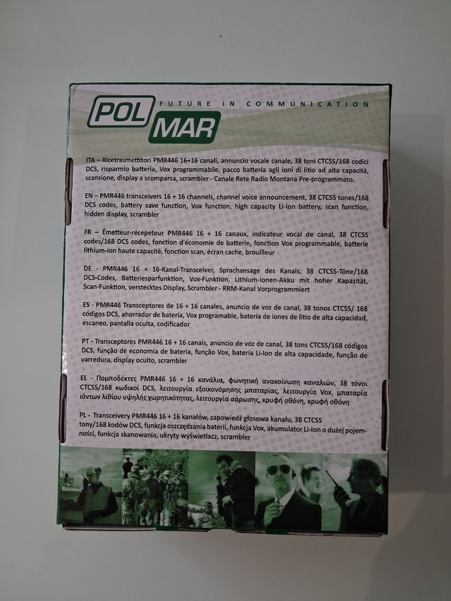 Ricetrasmittente Polmar Work4 PMR446