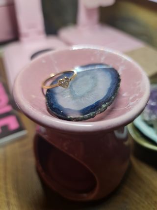 Anillo corazón oro 18k