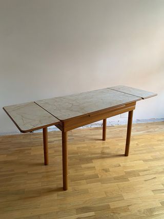 Mesa extensible mármol 