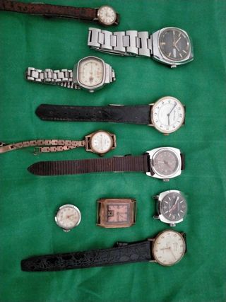 Lote de 10 relojes antiguos