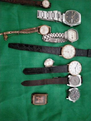 Lote de 10 relojes antiguos