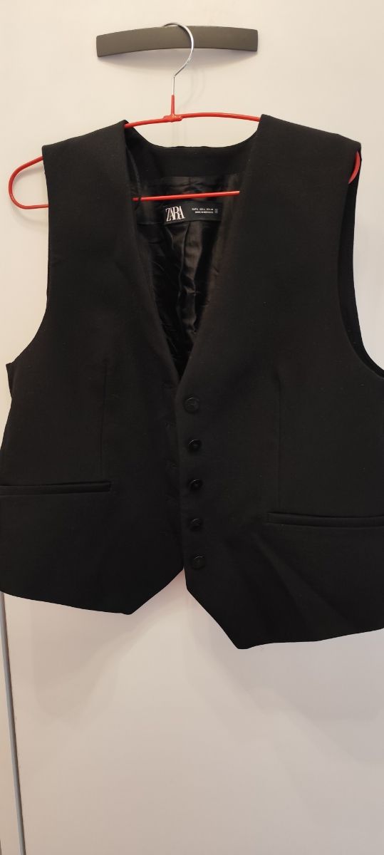 Chaleco Zara negro - talla l