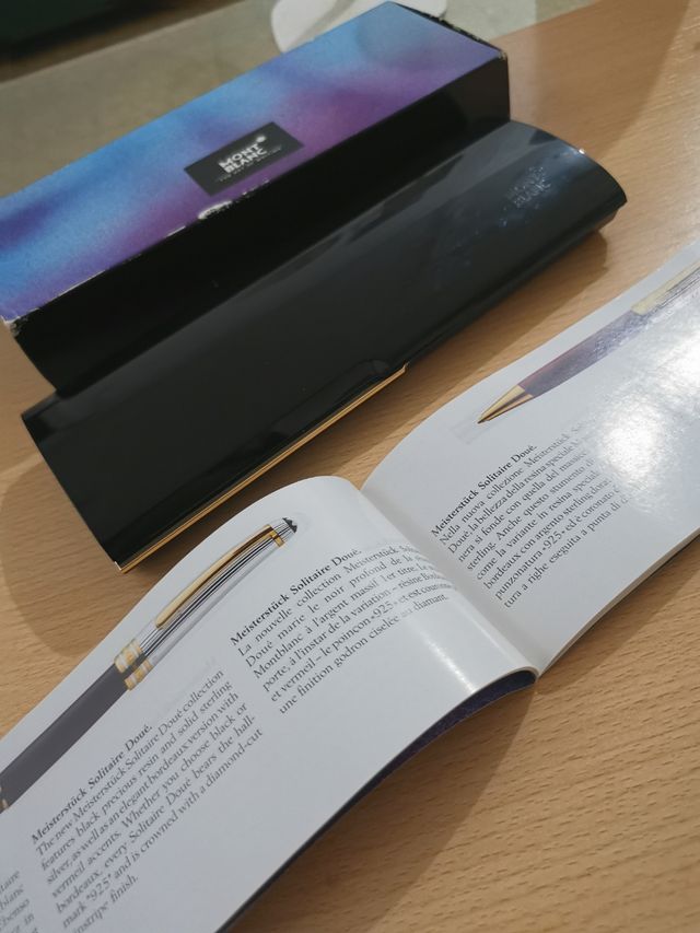 Montblanc estuche solo la caja