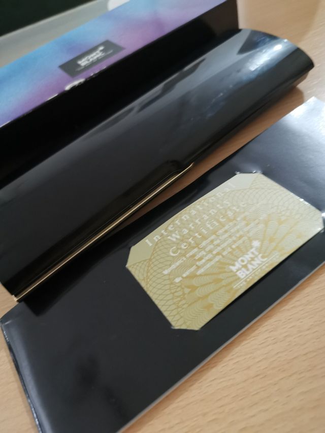 Montblanc estuche solo la caja