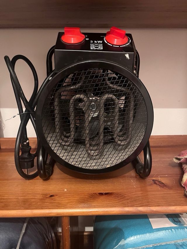 Cañon aire, calefactor industrial 3KW