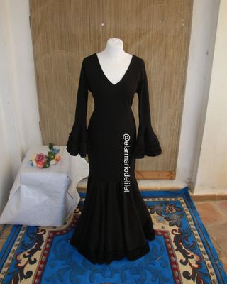 Vestido Flamenca Negro - Lirio