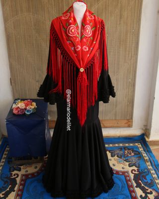 Vestido Flamenca Negro - Lirio