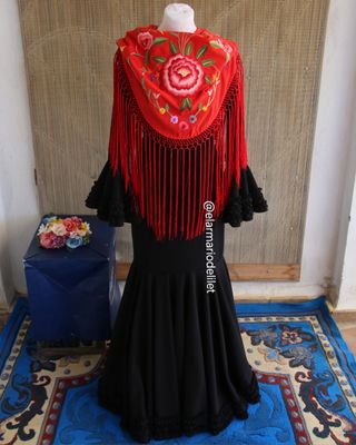 Vestido Flamenca Negro - Lirio
