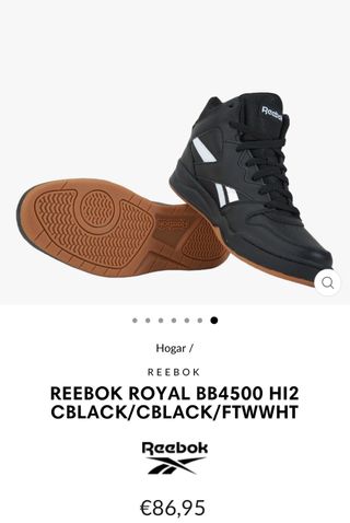 Zapatillas Reebok Classic negras baloncesto 