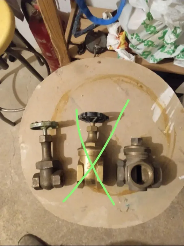 Válvulas latón (grifería) llaves.