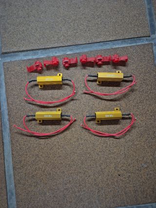 4 Resistencias Carga Luces LED 50W 6RJ