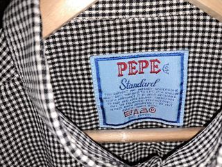 Camisa Pepe Hombre Cuadros Blanco-Negro