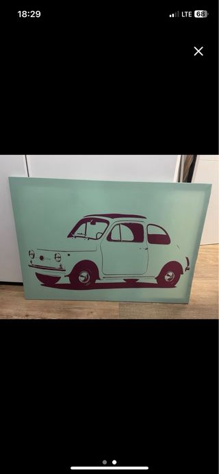 Cuadro Fiat 500 vintage