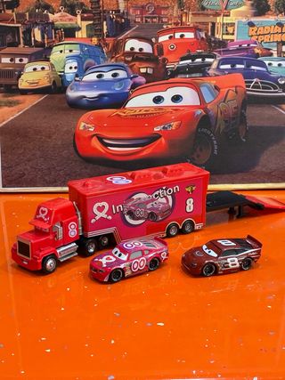 Camión y coches de metal de película Cars