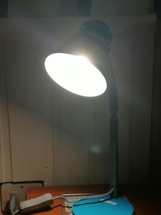 Lampada da tavolo - Grigio-Turchese