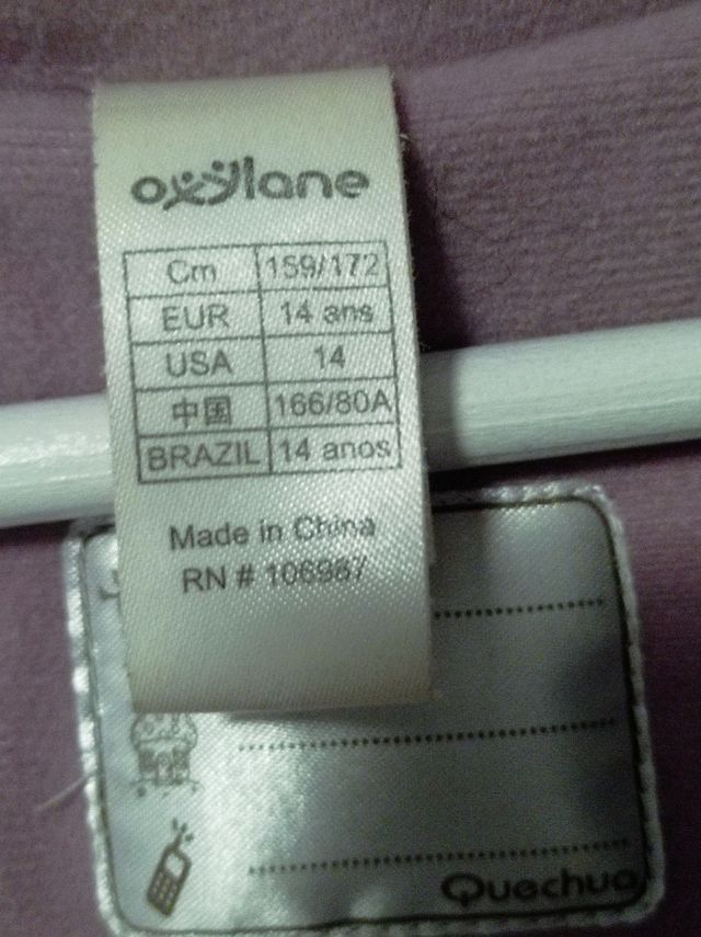 Chaquetón Decathlon Quechua Niña talla 14