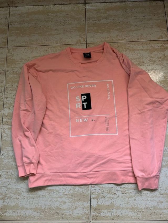 Sudadera rosa | Talla L