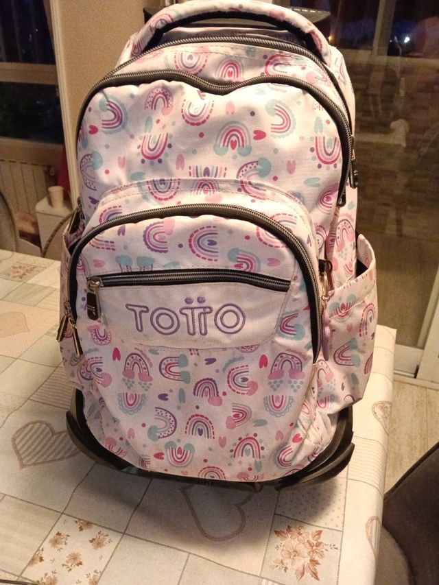 Mochila con ruedas Totto infantil