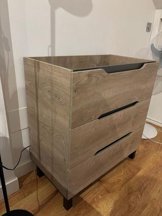 Mueble baño 3 cajones 80cm