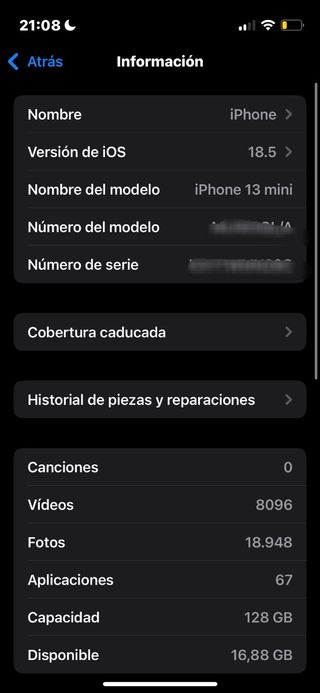 iPhone 13 mini nero - 128GB