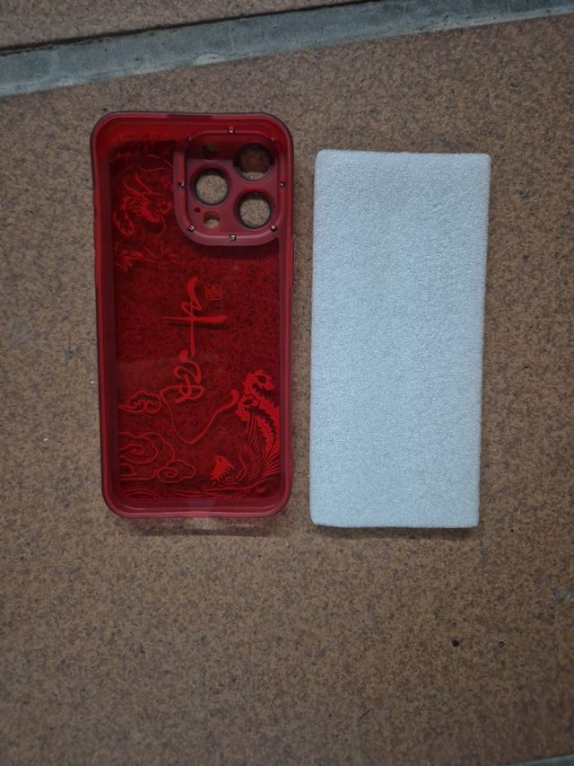 Funda iPhone roja - Diseño oriental