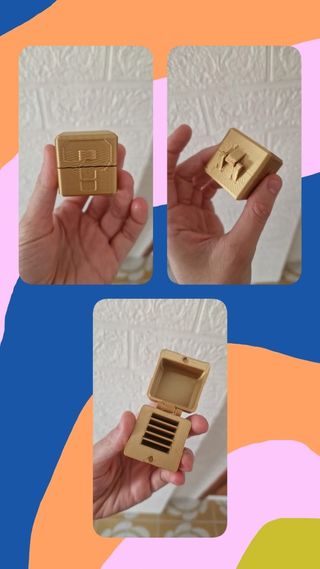 Custodia SD Switch oro 3D