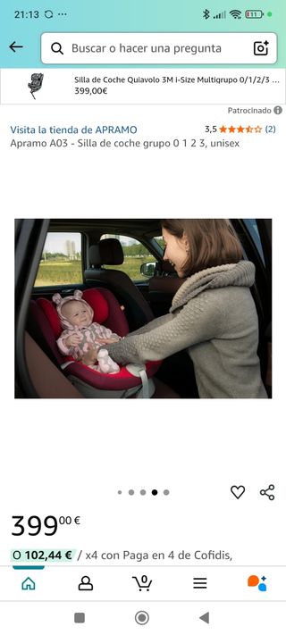 Silla coche evolutiva Isofix 1-2-3
