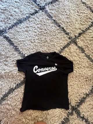 Maglietta Converse nera Tg S