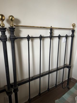 Cabeceros hierro forjado dorado
