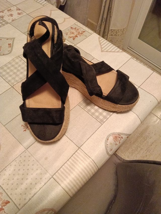 Zuecos negros mujer - talla 39