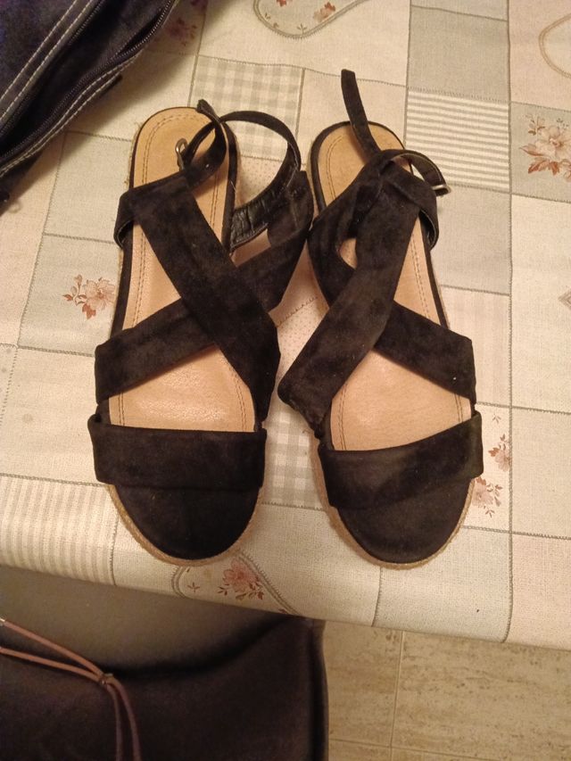 Zuecos negros mujer - talla 39