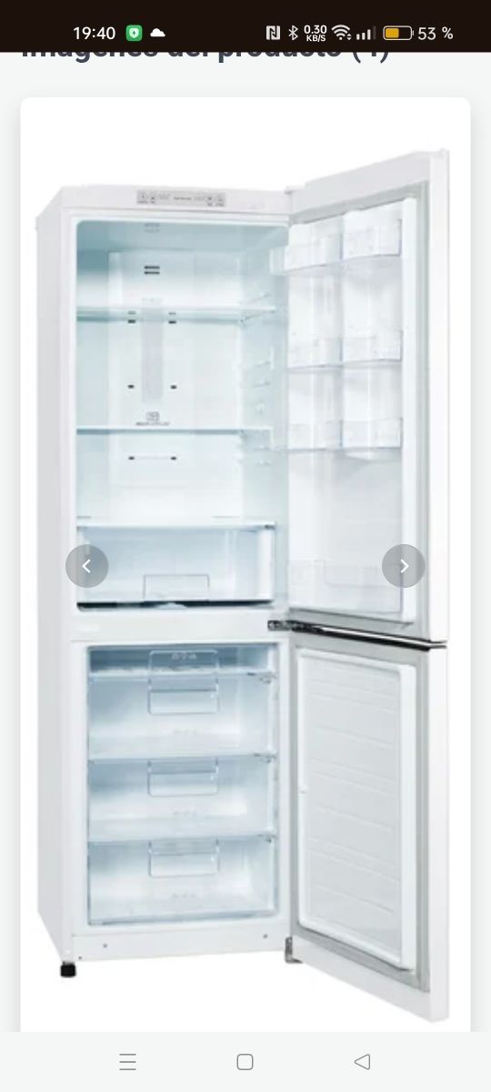 Cajón nevera frutas-verduras