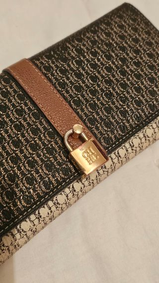 Cartera Carolina Herrera - Beige&Negro