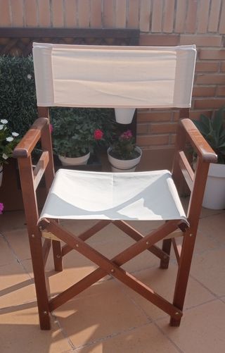 2 Sillas director ALTUR madera y loneta