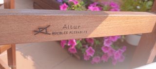 2 Sillas director ALTUR madera y loneta