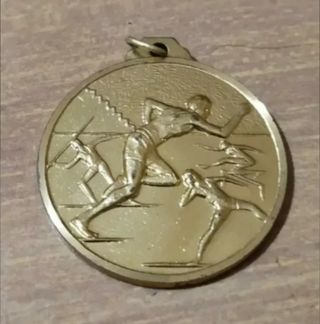 Medaglia vintage atletica da collezione 
