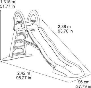 Super Mega Slide, Tobogán de colores luminosos