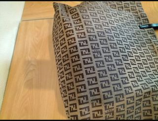 Borsa Fendi - Tote Bag Beige/Marrone