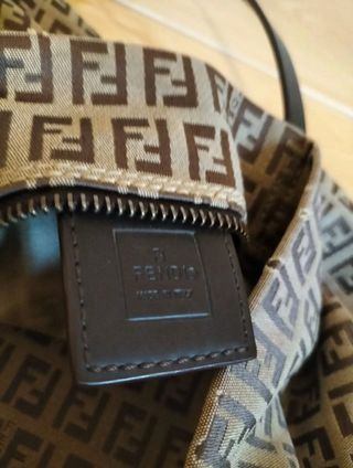 Borsa Fendi - Tote Bag Beige/Marrone