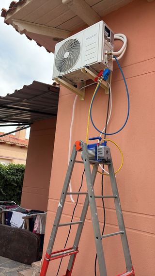 Instalación de aire acondicionado
