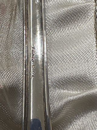 Cubiertos metal plateado, estuche