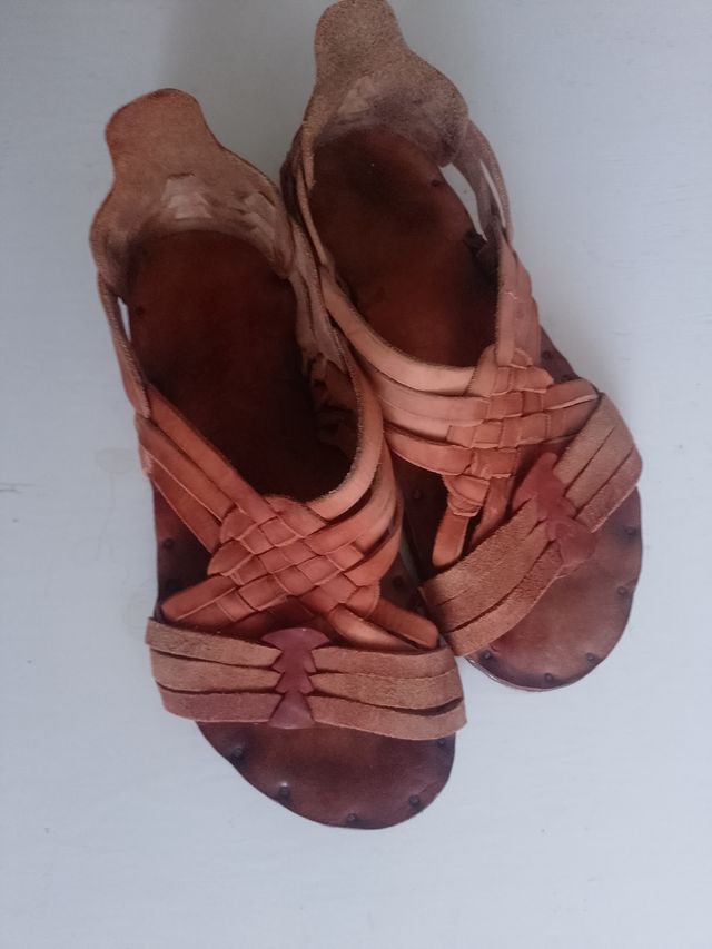 Sandali Marroni 43 - Pelle