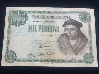 Billete 1000 Pesetas España 1946